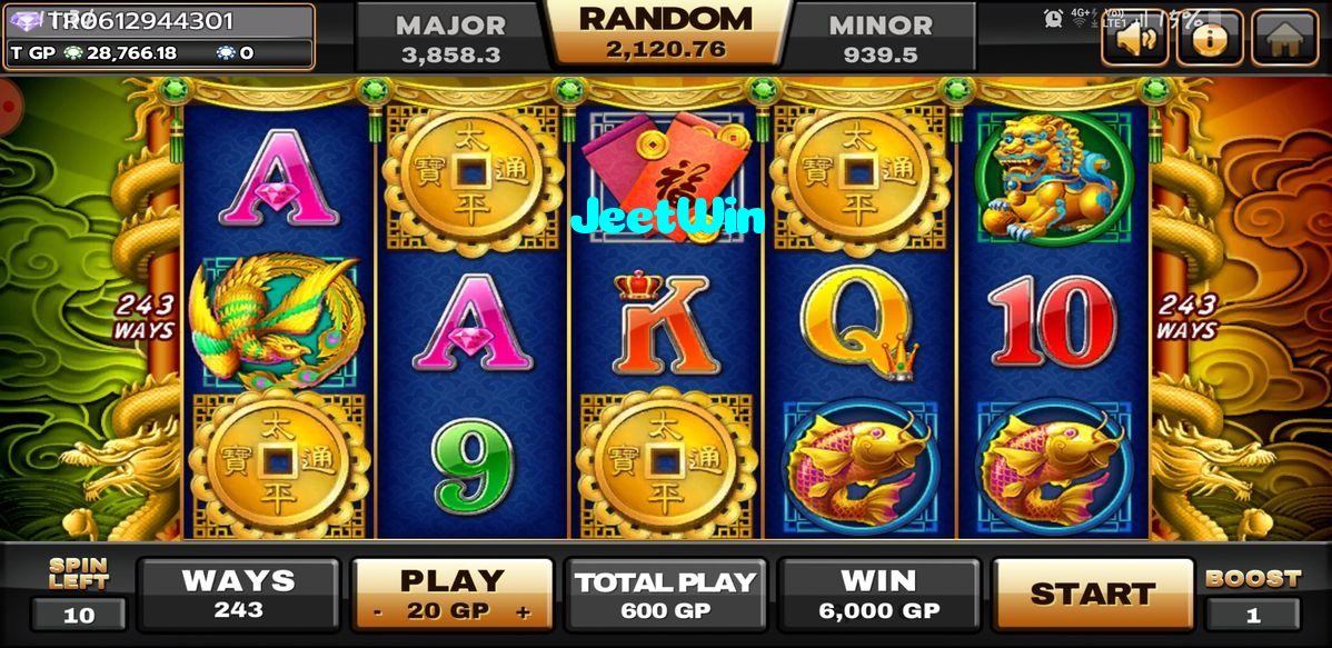 JeetWin casino presented on mobile device in Pakistan with slots and live games